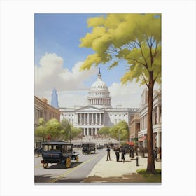 America'S Capitol Canvas Print