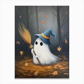 Ghost In The Woods 25 Canvas Print