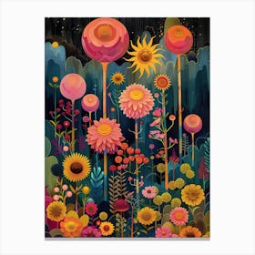 Night In The Garden Canvas Print