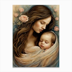 Mother And Child Canvas Print