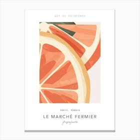 Grapefruits Le Marche Fermier Poster 3 Canvas Print