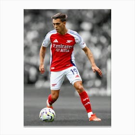 Leandro Trossard Of Arsenal Canvas Print