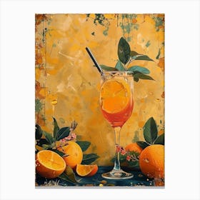 Orange Drink Canvas Print