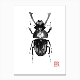 Samurai Beetle Canvas Print