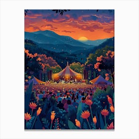Concert In The Woods Canvas Print
