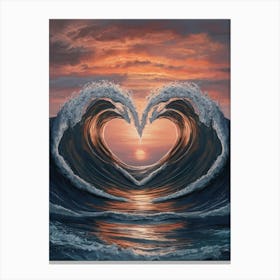 Heart Of The Ocean Canvas Print