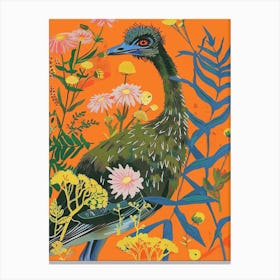 Spring Birds Emu 1 Canvas Print