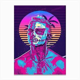 Darby Allin 80s Retro Canvas Print