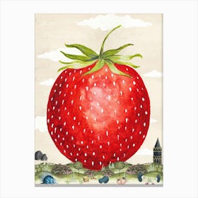 Bosch Giant strawberry Canvas Print