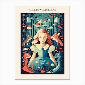 Alice In Wonderland Poster Canvas Print