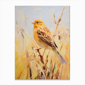 Bird Painting Yellowhammer 1 Canvas Print