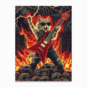 Rock Cat 1 Canvas Print