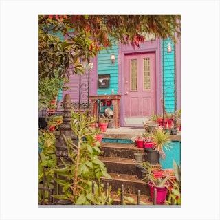 New Orleans Colors Canvas Print