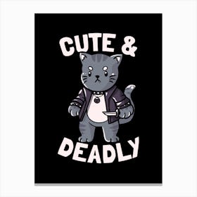 Cute And Deadly Canvas Print