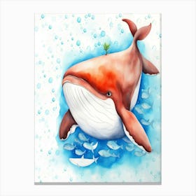 Fat Whale Canvas Print