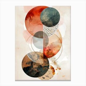 Abstract Circles Canvas Print