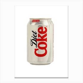 Diet Coke Can 3 Canvas Print