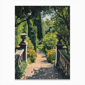 Holland Park Gardens London Parks Garden 4 Painting Canvas Print