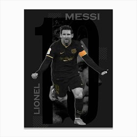 Lionel Messi 8 Canvas Print