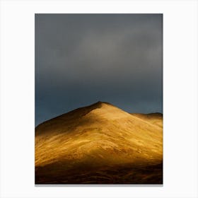 Sunset Mountain In Iceland Canvas Print