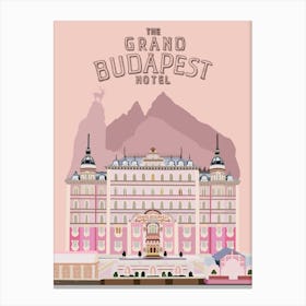 The Grand Budapest Hotel Print | Wes Anderson Print Canvas Print