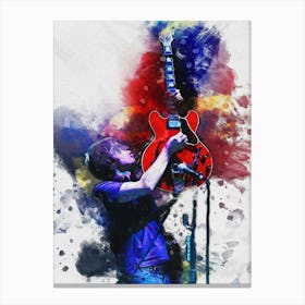 Smudge Noel Gallagher Live Concert Canvas Print