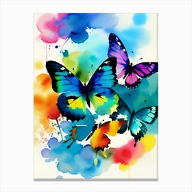 Colorful Butterflies 189 Canvas Print