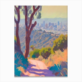 Abstract Runyon Canyon Painting 2 Canvas Print