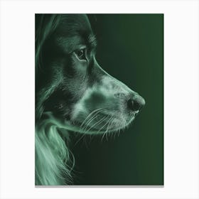 Border Collie.Generated AI. Wall Art Print Canvas Print