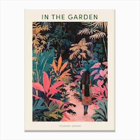 In The Garden Poster Stourhead Gardens United Kingdom 1 Canvas Print