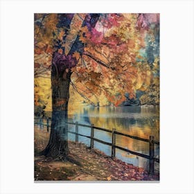 Autumn By The Lake 2 Canvas Print