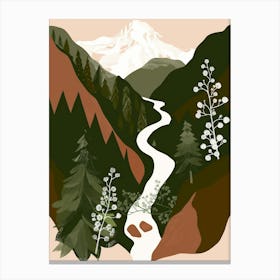 Mt Hood River Canvas Print
