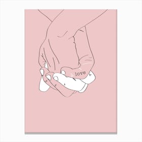 Hand In Hand Canvas Print