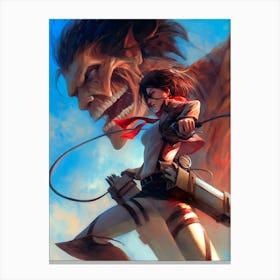 Attack On Titan 6 Canvas Print