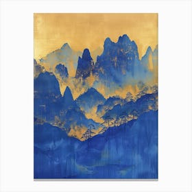 Gilded Mountains Canvas Print