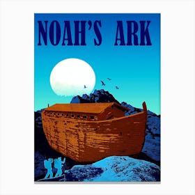 Noah's Ark On The Full Moon, Turkey Canvas Print