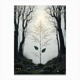 Tree In The Forest Canvas Print