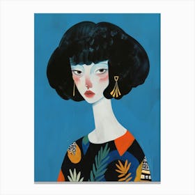 Asian Girl 24 Canvas Print