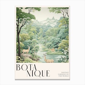 Botanique Fantasy Gardens Of The World 23 Canvas Print