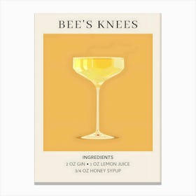 Bee'S Knees Canvas Print