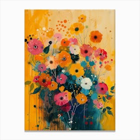 Flowers In A Vase 25 Canvas Print