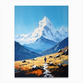 Nepal Mountains Canvas Print