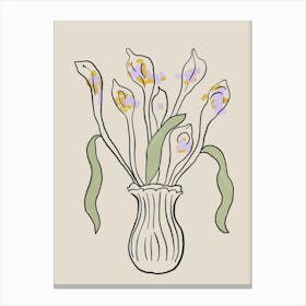 Calla Lilies Canvas Print