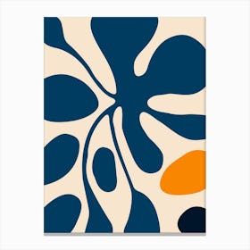 Blue And Orange Canvas Print