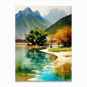 Landscape Painting 60 Canvas Print