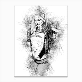 Harley Quinn Suicide Squad Canvas Print
