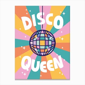 Disco Queen Canvas Print