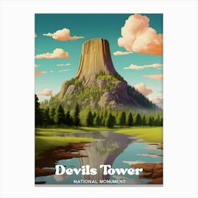 Devils Tower National Monument 1 Canvas Print