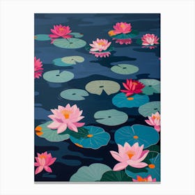 Water Lilies 13 Canvas Print