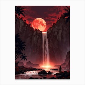 Hawaiian Waterfall Canvas Print